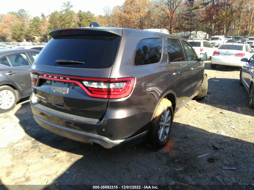 2021 DODGE DURANGO SPECIAL SERVICE VIN: 1C4RDHFG8MC721556