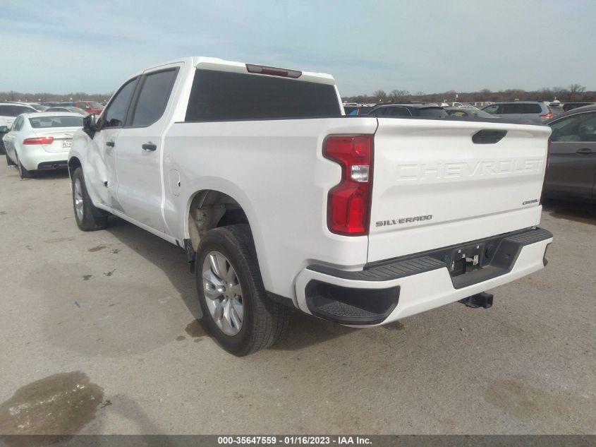 2021 CHEVROLET SILVERADO 1500 CUSTOM VIN: 3GCPWBEK4MG262995
