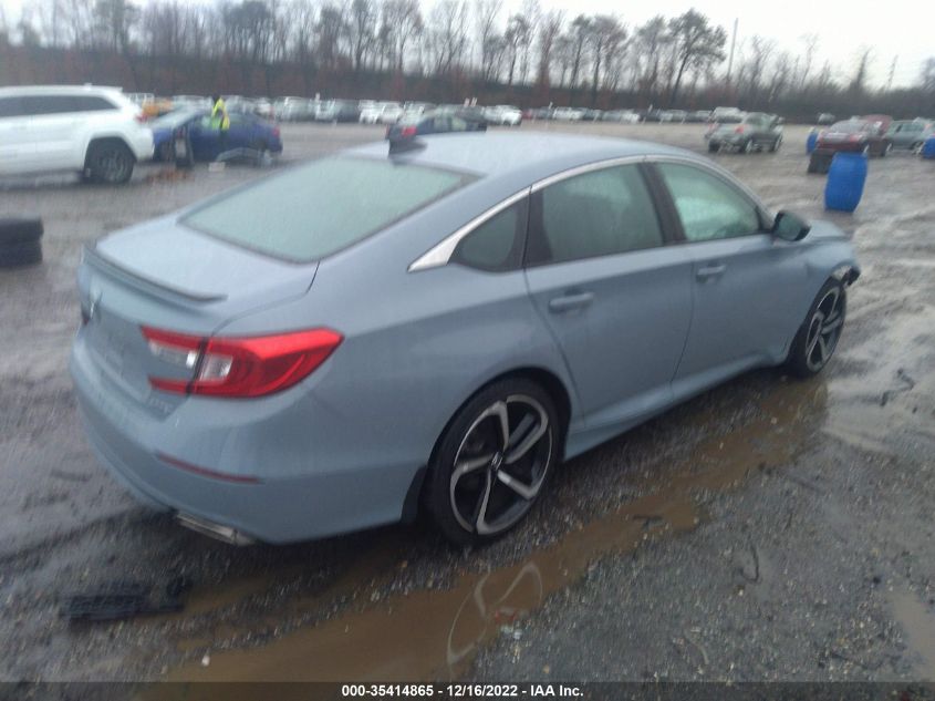 2021 HONDA ACCORD SEDAN SPORT VIN: 1HGCV1F38MA087038