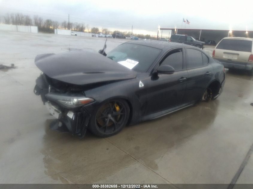 2021 ALFA ROMEO GIULIA QUADRIFOGLIO VIN: ZARFAMEV7M7644603