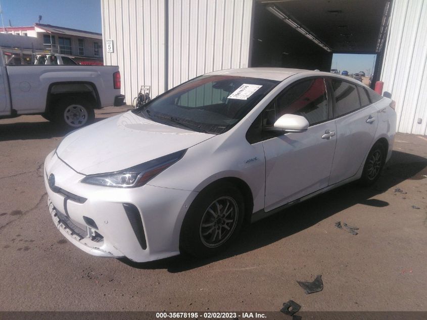 2021 TOYOTA PRIUS L VIN: JTDKAMFU7M3133057