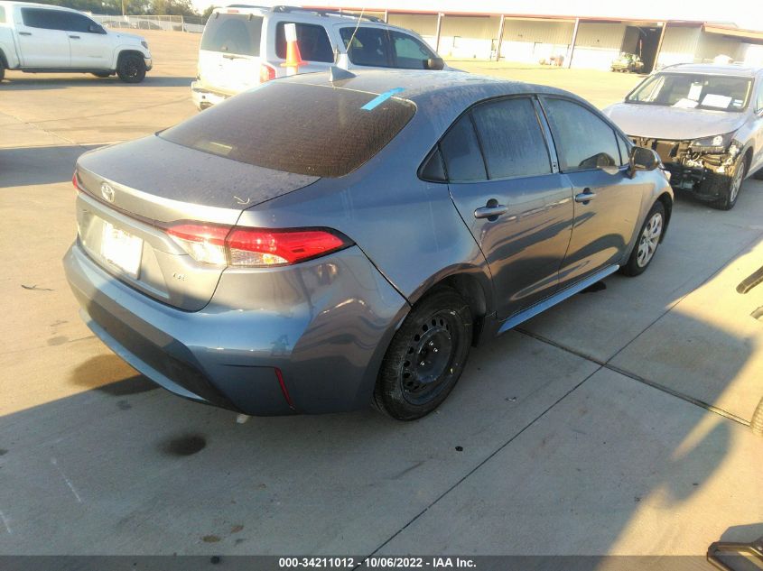 2021 TOYOTA COROLLA LE VIN: JTDEPMAE7MJ190074