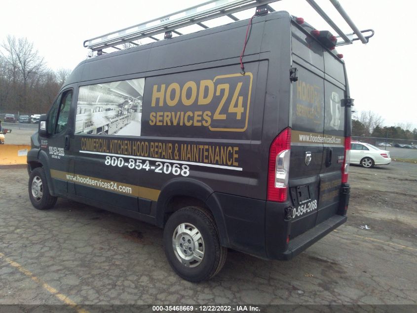 2021 RAM PROMASTER CARGO VAN VIN: 3C6LRVBG9ME567385