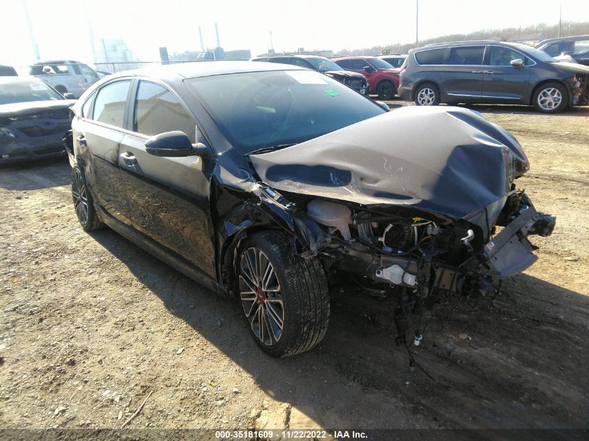 2022 KIA FORTE GT VIN: 3KPF44AC0NE456321