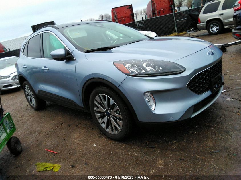 2022 FORD ESCAPE TITANIUM VIN: 1FMCU9J98NUB35029