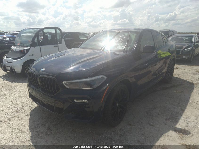 2021 BMW X6 M50I VIN: 5UXCY8C04M9G05433