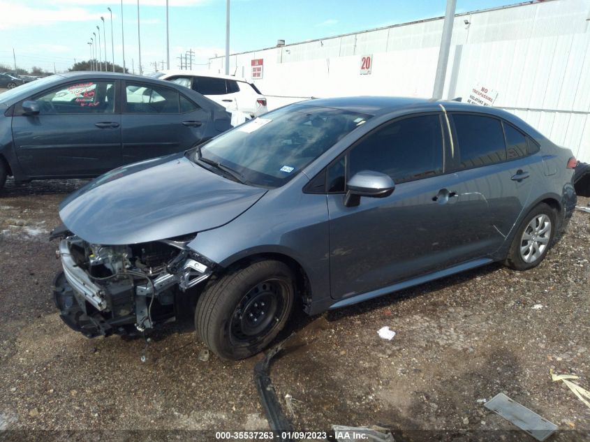 2022 TOYOTA COROLLA LE VIN: 5YFEPMAE9NP324340