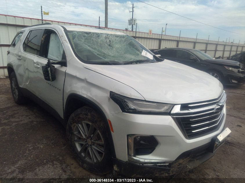 2022 CHEVROLET TRAVERSE LT CLOTH VIN: 1GNERGKW6NJ193818