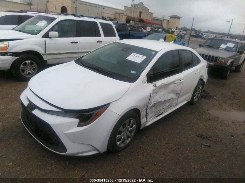 2020 TOYOTA COROLLA LE VIN: 5YFEPRAE8LP141442