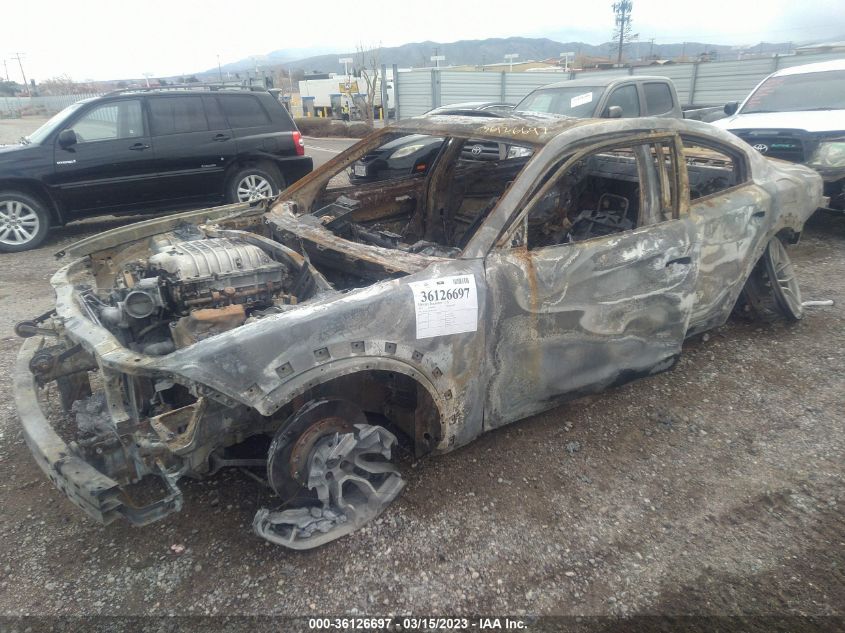 2022 DODGE CHARGER SRT HELLCAT WIDEBODY VIN: 2C3CDXL91NH140957