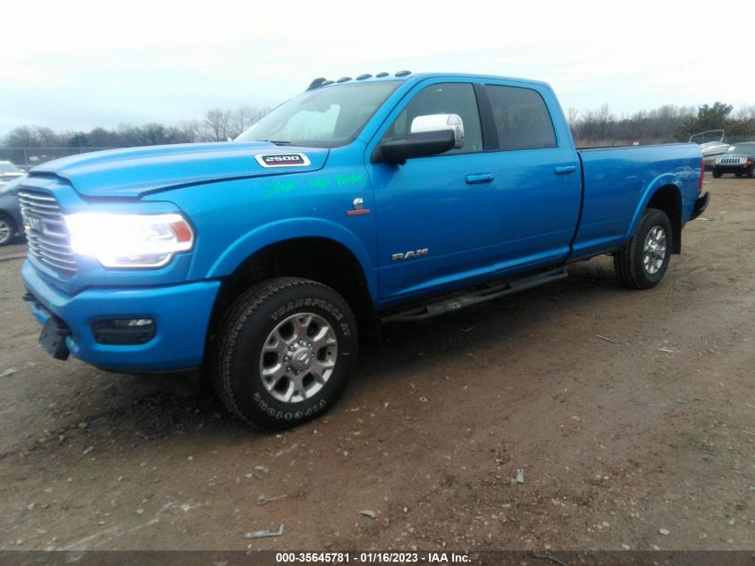 2021 RAM 2500 LARAMIE VIN: 3C6UR5KL8MG671596