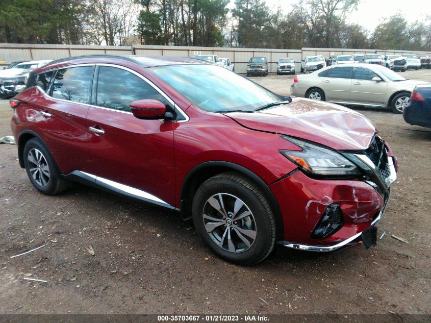 2022 NISSAN MURANO SV VIN: 5N1AZ2BJ5NC115058
