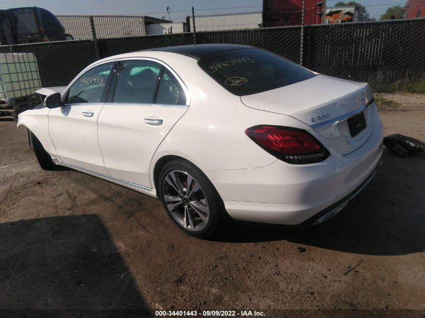2021 MERCEDES-BENZ C-CLASS C 300 VIN: W1KWF8EB1MR606593