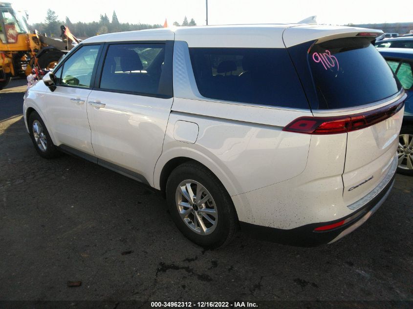 2022 KIA CARNIVAL LXS VIN: KNDNB4H39N6099220