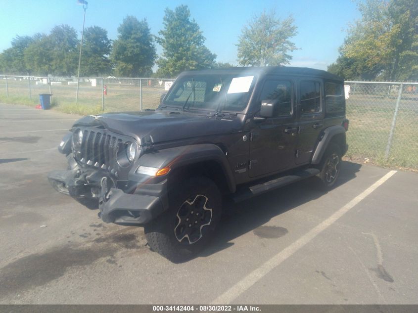 2021 JEEP WRANGLER UNLIMITED SPORT S VIN: 1C4HJXDN5MW722632