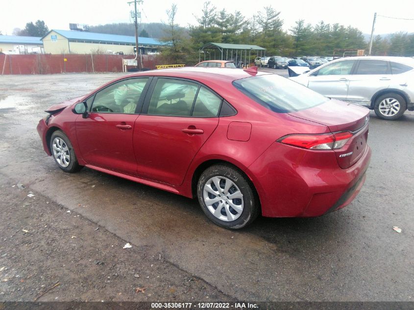 2022 TOYOTA COROLLA LE VIN: JTDEPMAE1NJ230571