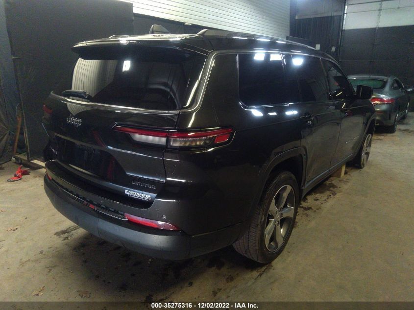 2021 JEEP GRAND CHEROKEE L LIMITED VIN: 1C4RJKBG6M8201953