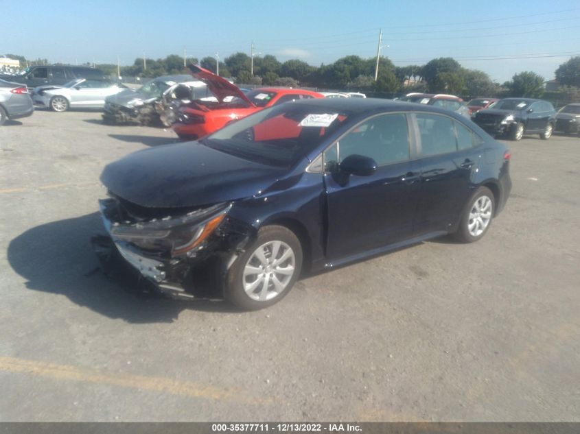 2022 TOYOTA COROLLA LE VIN: 5YFEPMAE3NP370083