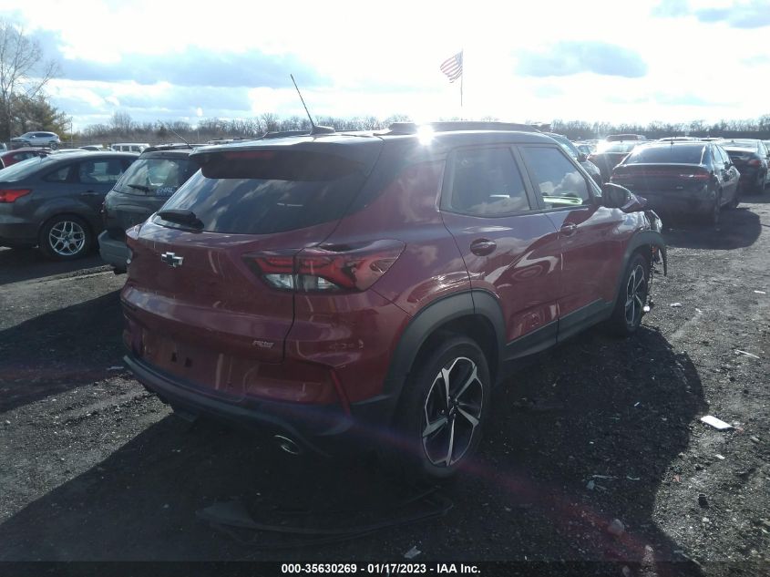 2021 CHEVROLET TRAILBLAZER RS VIN: KL79MTSL9MB146845