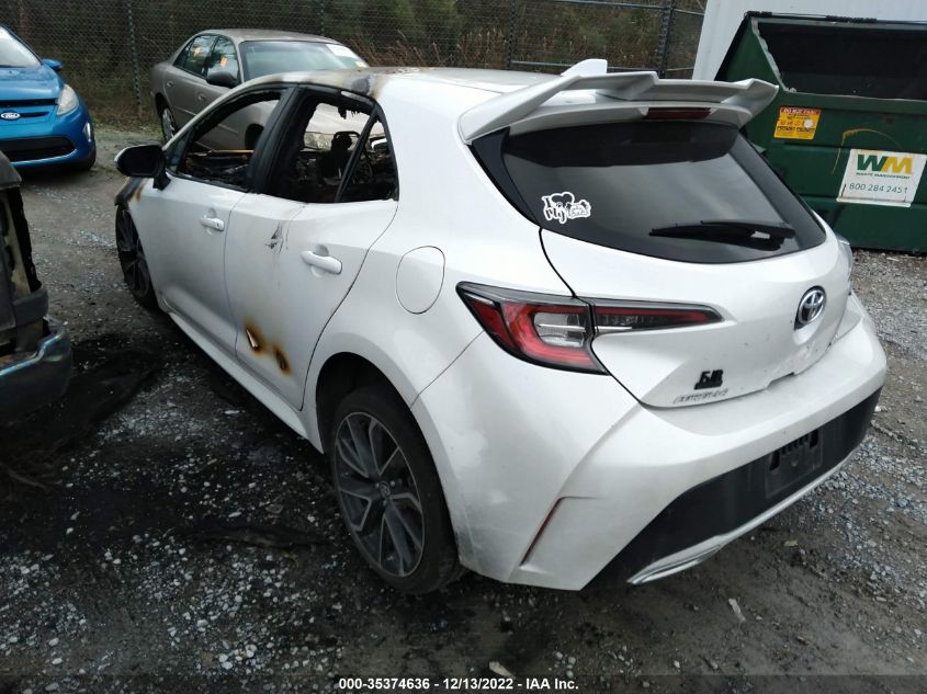 2022 TOYOTA COROLLA HATCHBACK XSE VIN: JTNA4MBEXN3160459