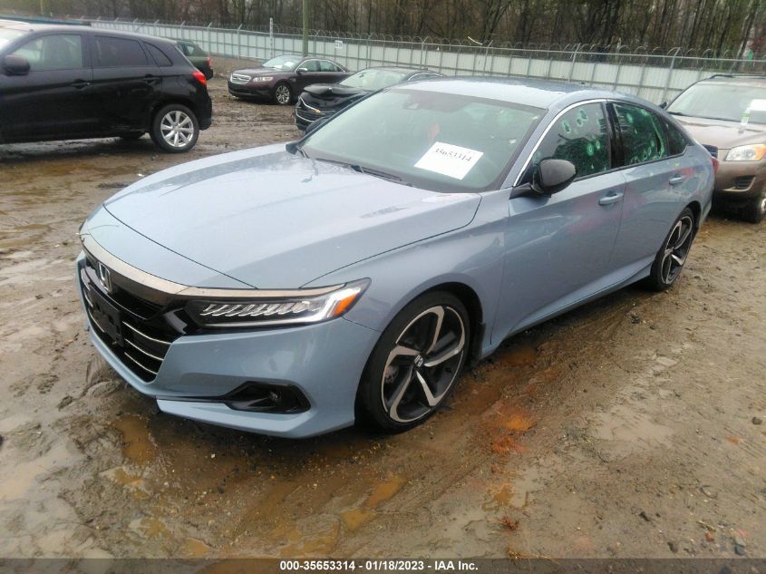 2022 HONDA ACCORD SEDAN SPORT SE VIN: 1HGCV1F44NA034704