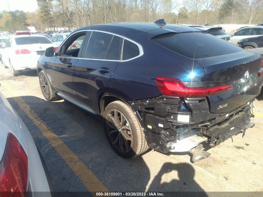 2022 BMW X4 XDRIVE30I VIN: 5UX33DT09N9K84799