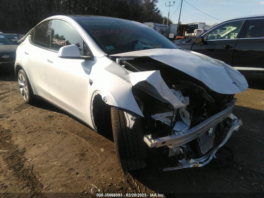 2022 TESLA MODEL Y LONG RANGE VIN: 7SAYGDEE2NA012072