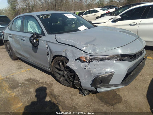 2022 HONDA CIVIC HATCHBACK SPORT VIN: 19XFL2H89NE009558