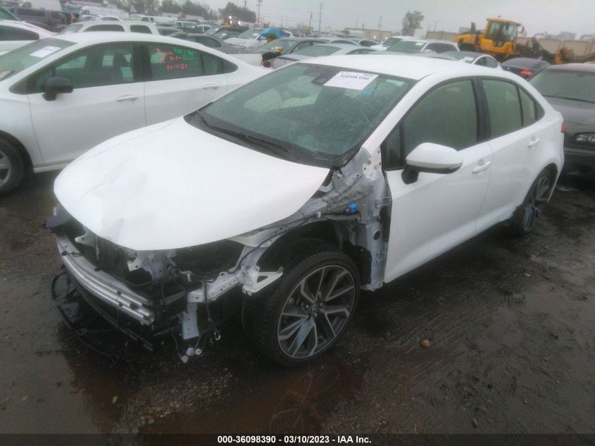 2022 TOYOTA COROLLA SE/SE NIGHTSHADE/APEX SE VIN: JTDS4MCE1N3503831