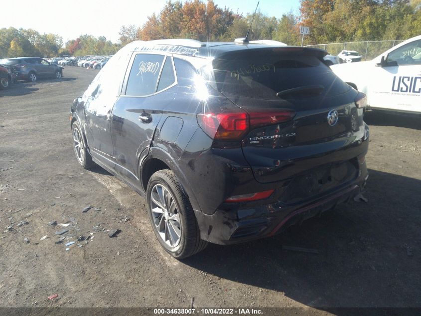 2021 BUICK ENCORE GX SELECT VIN: KL4MMESL9MB087685