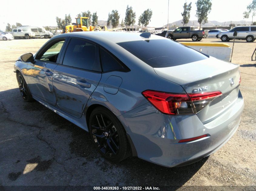 2022 HONDA CIVIC SEDAN SPORT VIN: 2HGFE2F56NH572026