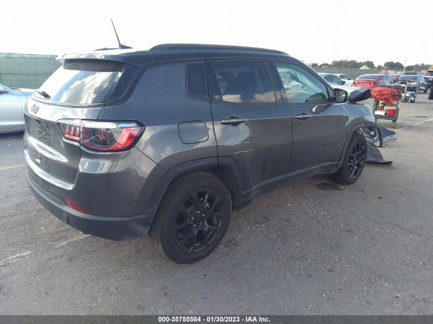 2022 JEEP COMPASS ALTITUDE VIN: 3C4NJCBB1NT167206