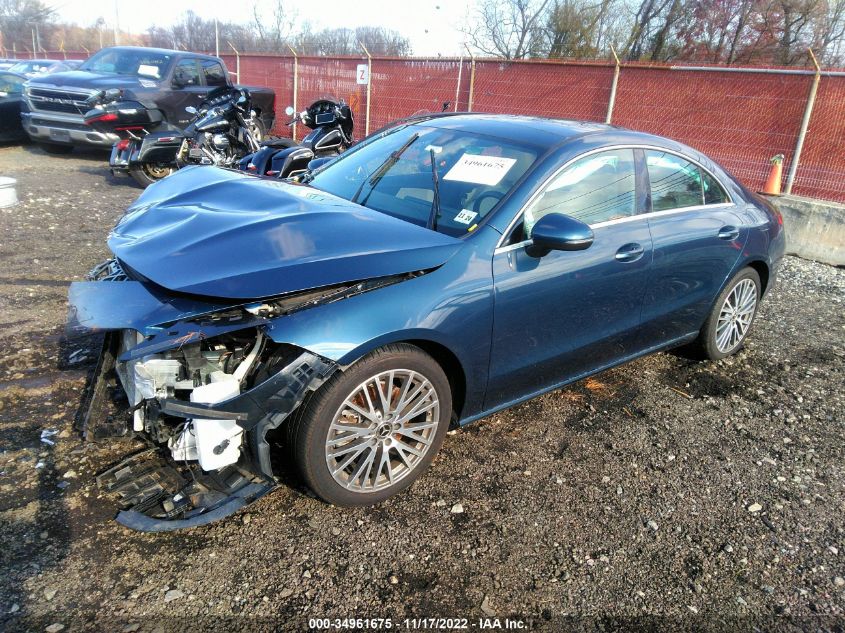 2020 MERCEDES-BENZ CLA CLA 250 VIN: WDD5J4HB3LN026962