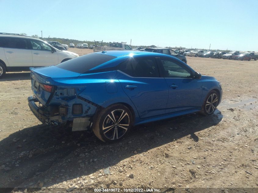 2022 NISSAN SENTRA SR VIN: 3N1AB8DVXNY287558
