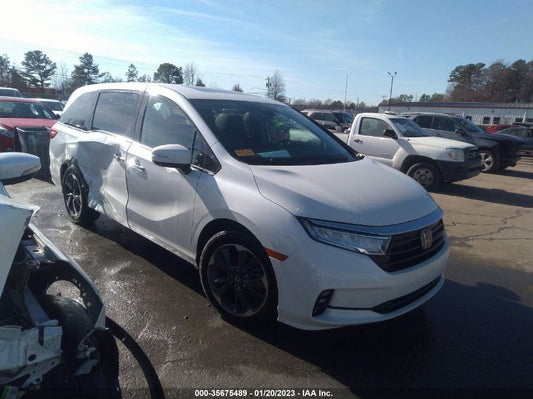 2022 HONDA ODYSSEY ELITE VIN: 5FNRL6H95NB016174