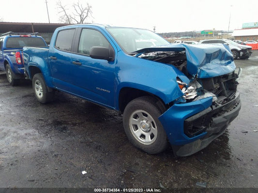 2021 CHEVROLET COLORADO 2WD WORK TRUCK VIN: 1GCGSBEA3M1120459