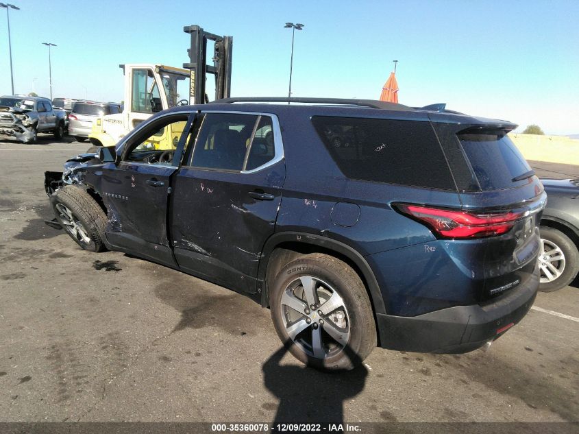 2023 CHEVROLET TRAVERSE LT LEATHER VIN: 1GNEVHKW5PJ126843
