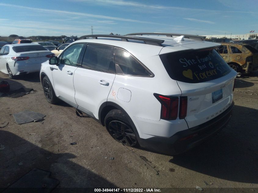 2022 KIA SORENTO X-LINE S VIN: 5XYRLDLC1NG147490
