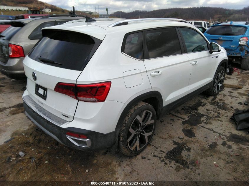 2022 VOLKSWAGEN TAOS SEL VIN: 3VV2X7B22NM047550