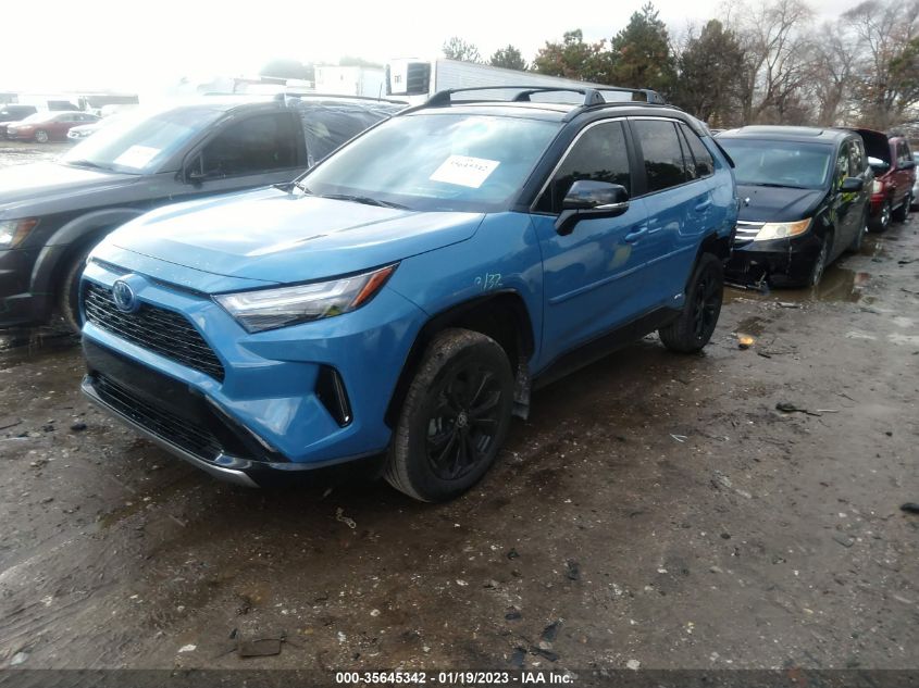 2022 TOYOTA RAV4 HYBRID XSE VIN: 4T3E6RFVXNU083113