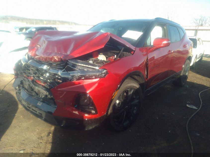 2022 CHEVROLET BLAZER RS VIN: 3GNKBERS6NS155924