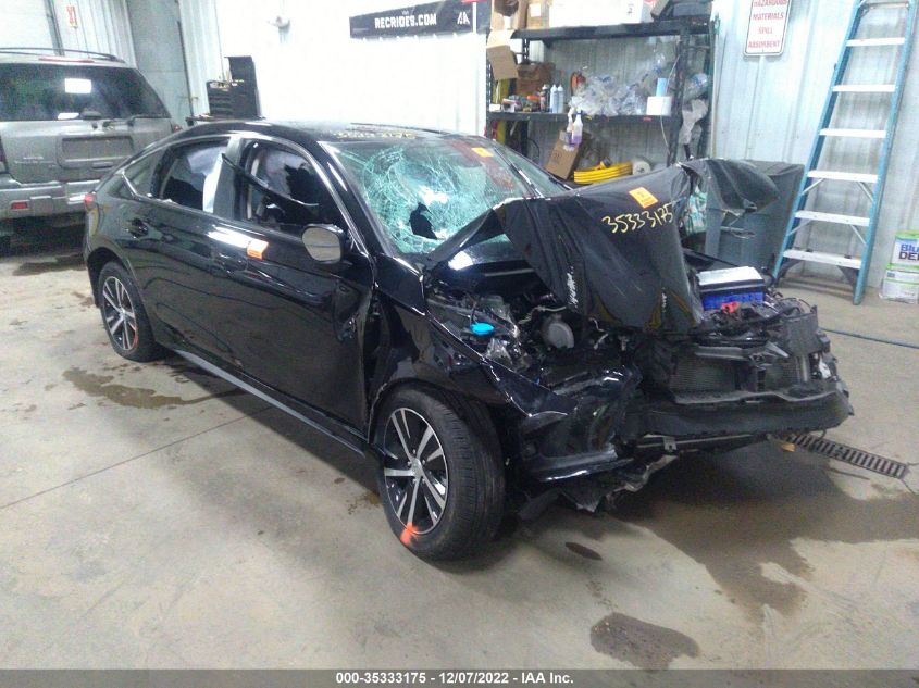 2022 HONDA CIVIC HATCHBACK LX VIN: 19XFL2H56NE000581