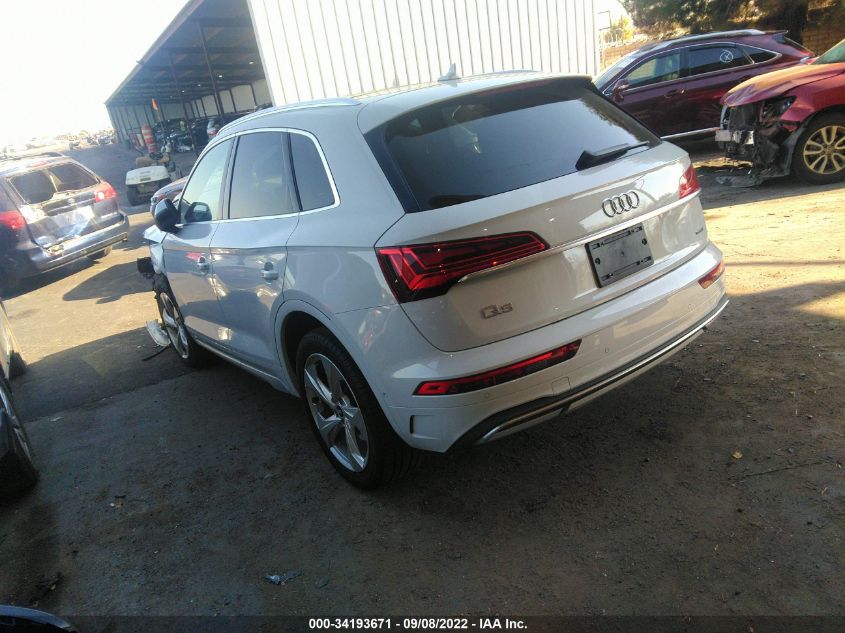2021 AUDI Q5 PRESTIGE VIN: WA1CAAFY1M2040847
