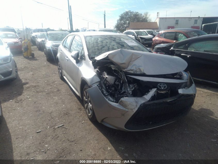 2022 TOYOTA COROLLA LE VIN: 5YFEPMAE4NP364650