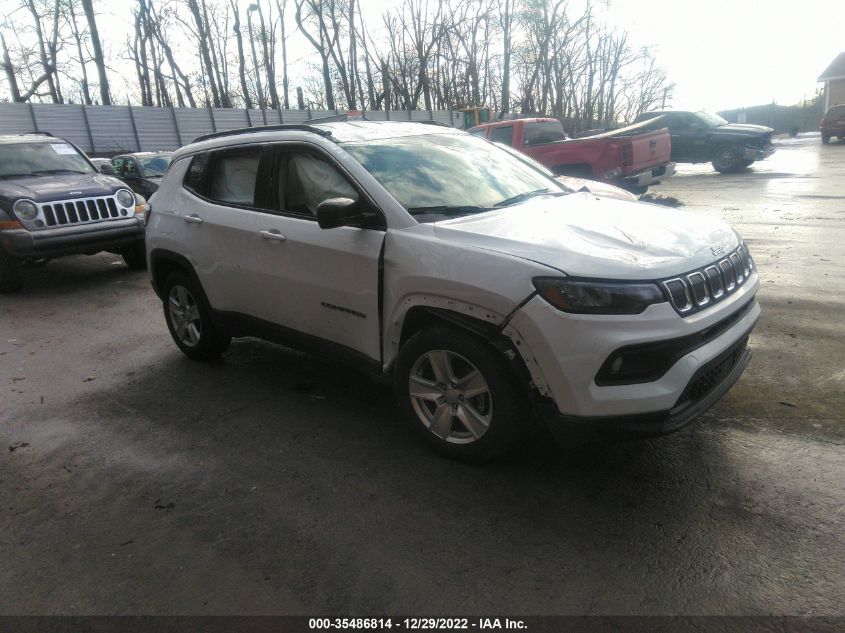 2022 JEEP COMPASS LATITUDE VIN: 3C4NJCBB0NT155841