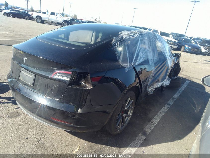 2022 TESLA MODEL 3 VIN: 5YJ3E1EA3NF147864