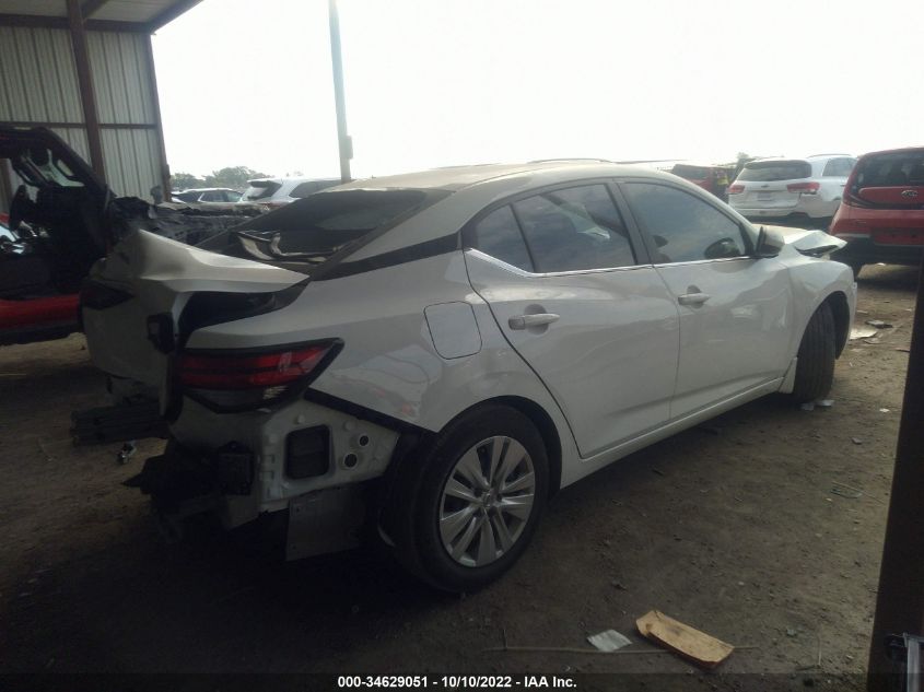 2022 NISSAN SENTRA S VIN: 3N1AB8BV1NY238767