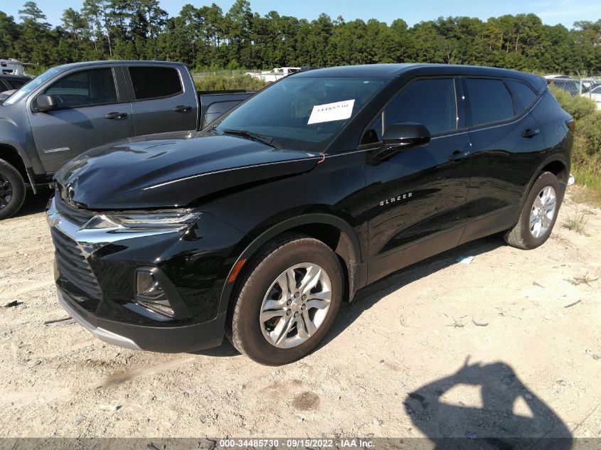 2021 CHEVROLET BLAZER LT VIN: 3GNKBBRA2MS542233