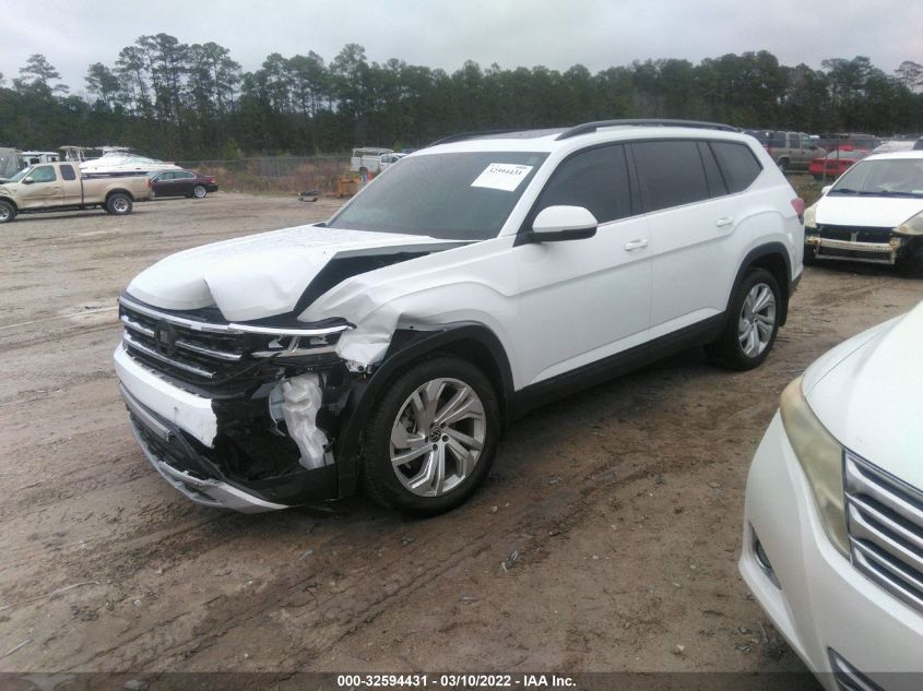 2021 VOLKSWAGEN ATLAS 3.6L V6 SE W/TECHNOLOGY VIN: 1V2JR2CA8MC539592