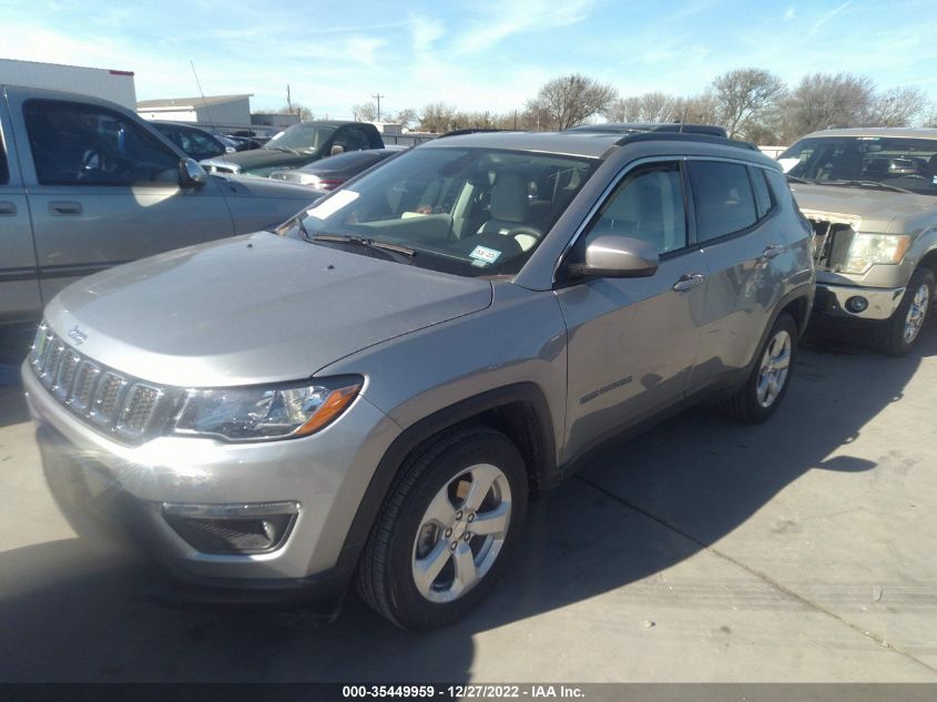 2021 JEEP COMPASS LATITUDE VIN: 3C4NJCBB9MT577024